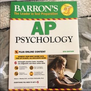 Barron’s AP Psychology 8th Edition Book